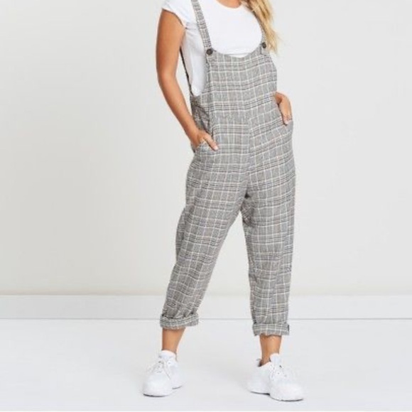 Cotton On Fiona Plaid Jumpsuit - Picture 1 of 6